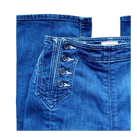 Mother Women’s ‘The Sailor Tripper’ Flared Jeans. Medium/Dark Blue. Size 25 - Picture 2 of 12